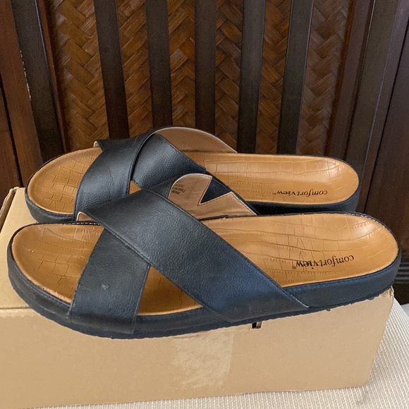 COMFORTVIEW - Gia Sandal Black 12M - Picture 4 of 7